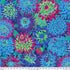 Kaffe Fassett Collective - Cactus Dahlia Blue Yardage