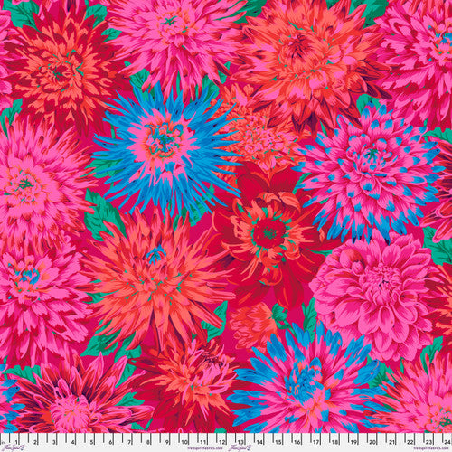 Kaffe Fassett - Cactus Dahlia Red Fabric