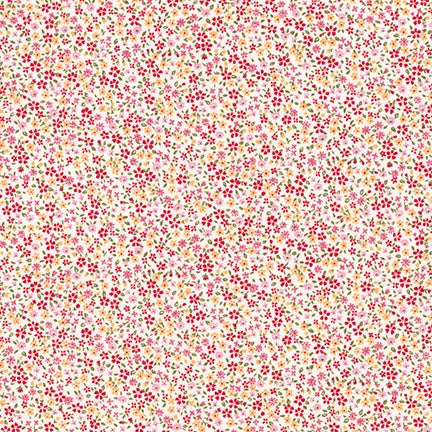 Sevenberry Petite Garden - Petite Florals Fuchsia Yardage