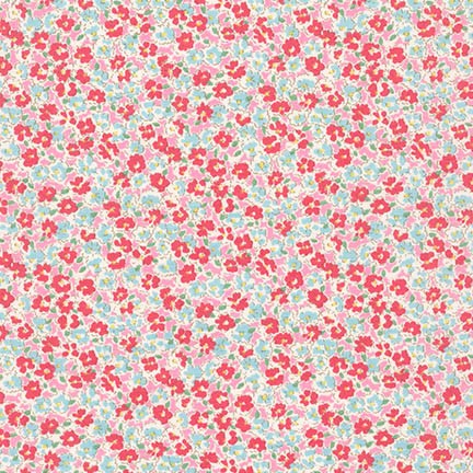 Sevenberry Petite Garden - Petite Florals Pink Yardage