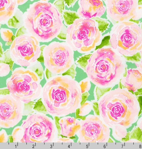 Wishwell Rose Lemonade Jade by Robert Kaufman