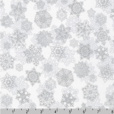 Holiday Flourish-Snow flower - Snowflakes Ice