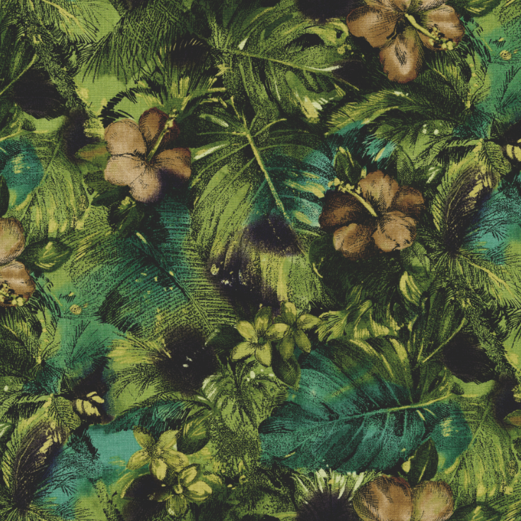 Casablanca - Floral Olive - RJR Fabrics