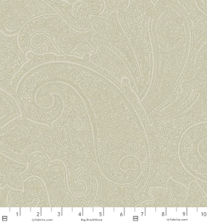 Floral Fantasy - Paisley Ivory by Jinny Beyer