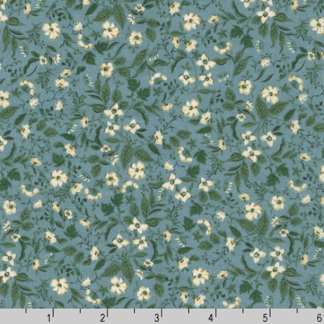 Sevenberry Petite Nostalgia Lawn - Vintage Blue