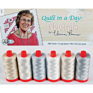 Quilt In A Day Neutrals EB50QD6 Aurifil