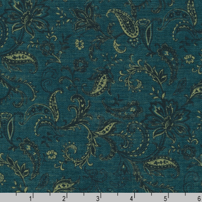 Sevenberry Nara Homespun - Paisley Indigo