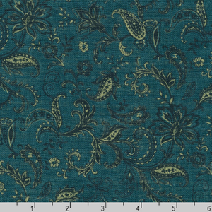 Sevenberry Nara Homespun - Paisley Indigo