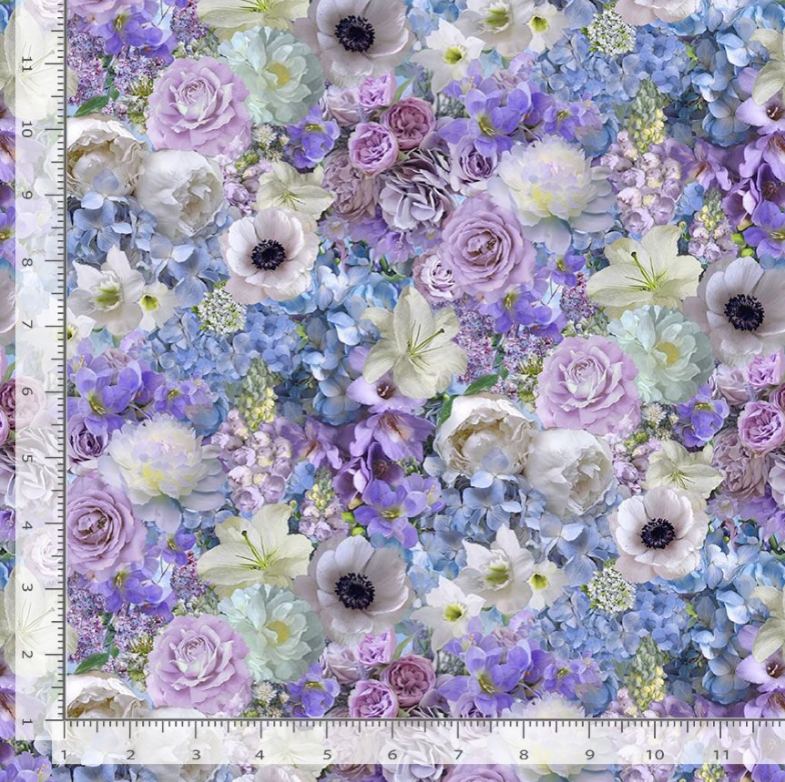 Love Letter - Packed Fancy Florals Fabric