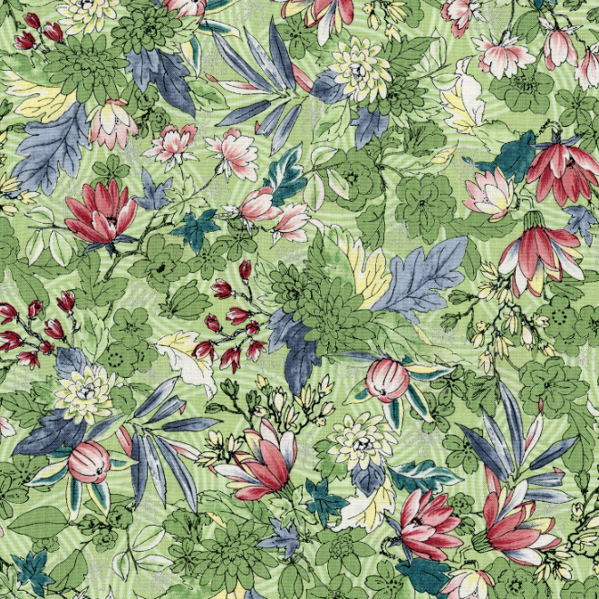 Serene Spring - May Flowers Seedling Fabric