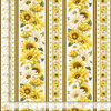 Honey Bee Farm - Bee Floral 11 inch Stripe