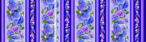 Hydrangea Bliss - Hydrangea 11" Stripes Florals