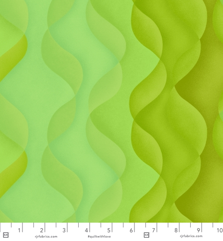 Playa - Dunes Yellow Green Fabric by Jinny Beyer