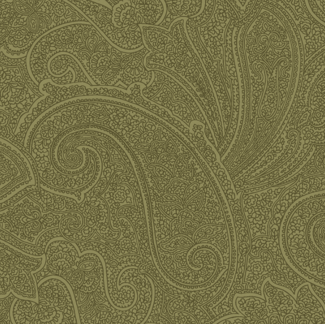 Floral Fantasy - Paisley Moss Yardage