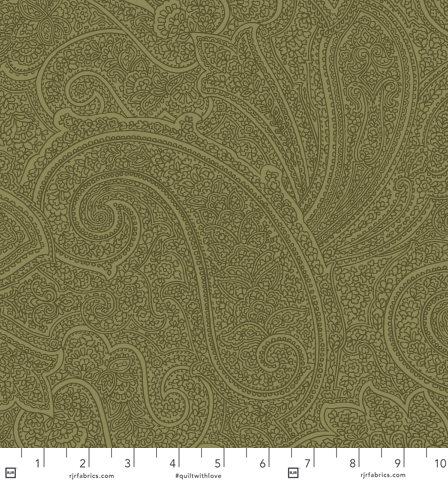 Floral Fantasy - Paisley Moss Yardage