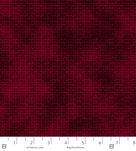 RJR - Midnight Garden - Weave Red Fabric