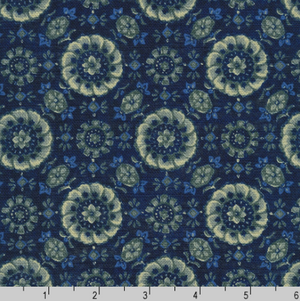 Sevenberry Nara Homespun - Florals Navy