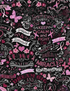 Timeless Treasures - Pink Ribbon - Chalkboard