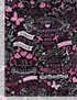 Timeless Treasures - Pink Ribbon - Chalkboard