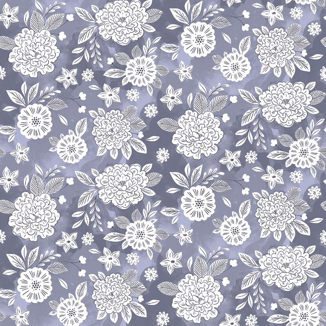 Earth Magic - Flower Dream - Stardust Fabric