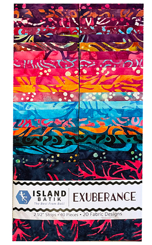 Island Batik - Exuberance Batik Strip Pack