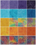 Island Batik - Broken Glass Batik Strip Pack