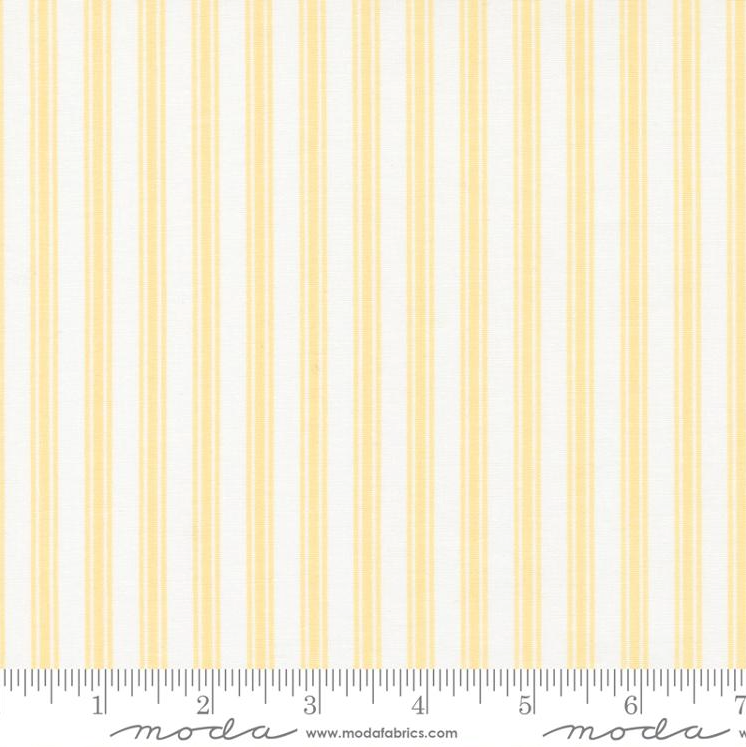 The Shores - Stripes Sunshine Fabric by Moda