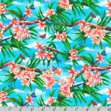 Kaufman - Tropical Canyon - Tropical Florals