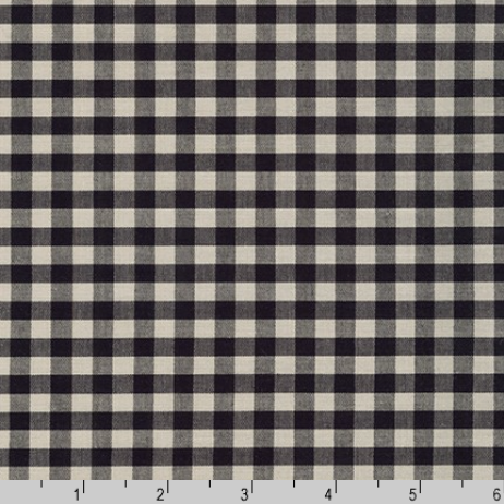 Crawford Gingham - 1/4 Inch Gingham Black