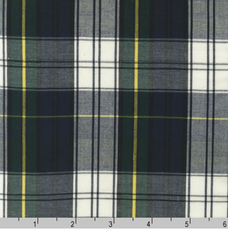 House of Wales Plaids - Green Blue Plaid