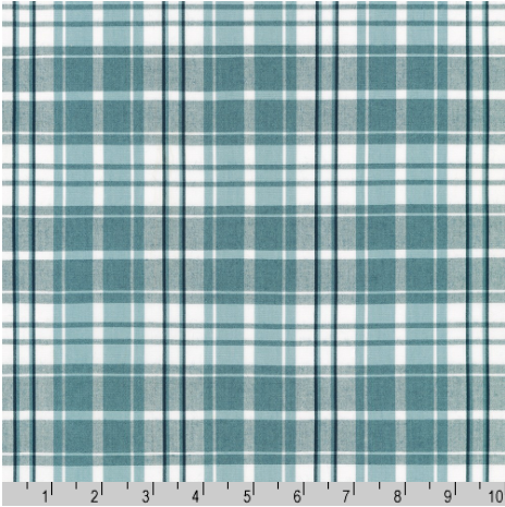 Yellowstone Plaids - Fog Fabric