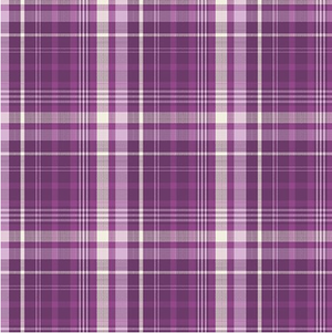 Cats and Quilts - Plaid Happy Fuchsia