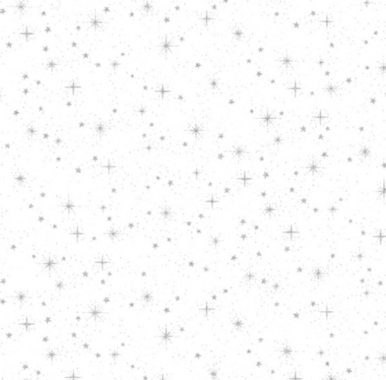 Sparkle and Fade - Stars White/Silver