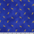 Jaikumari - Leaves Cobalt Metallic Fabric