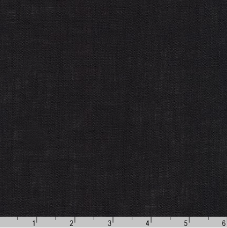 Limerick 100% Linen Black Fabric