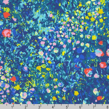 Painterly Petals Lawns - Floral Spray Multi