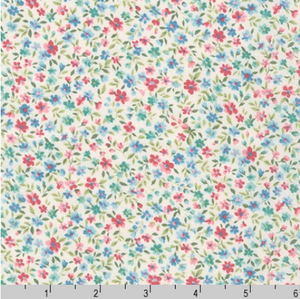 Sevenberry Bouquet - Florals Blue Fabric