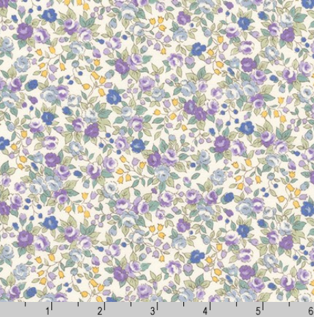 Sevenberry Bouquet - Florals Purple Fabric