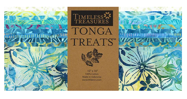 Splash Tonga Treats Layer Cake - Timeless Treasures