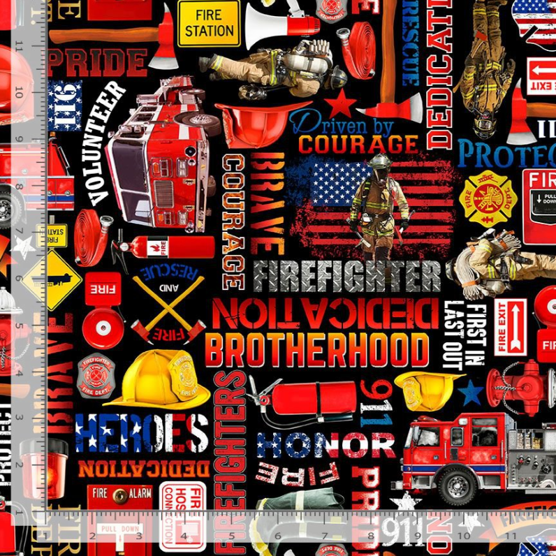 Fire Department - Firefighter Equipment and Text