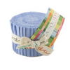 Bella Solids Baby Blue Junior Jelly Roll