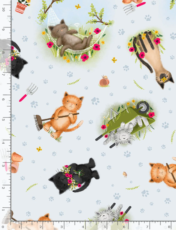 Sassy Cats - Pretty Cats In Garden by Timeless