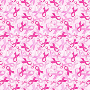 Pink Ribbon Fabric by Timeless Treasures