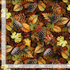 Lakeside Cabin - Autumn Packed Fall Leaves Fabric