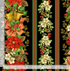 Deck The Halls - Christmas Poinsettia 11 Stripe