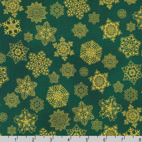 Holiday Flourish-Snow flower - Snowflakes Evergreen