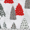 Holiday Flourish-Snow flower - Winter Trees Silver