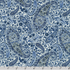 Sevenberry Vintage Petals and Paisleys - Paisley Natural Blue