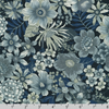 Sevenberry Vintage Petals and Paisleys - Florals Navy