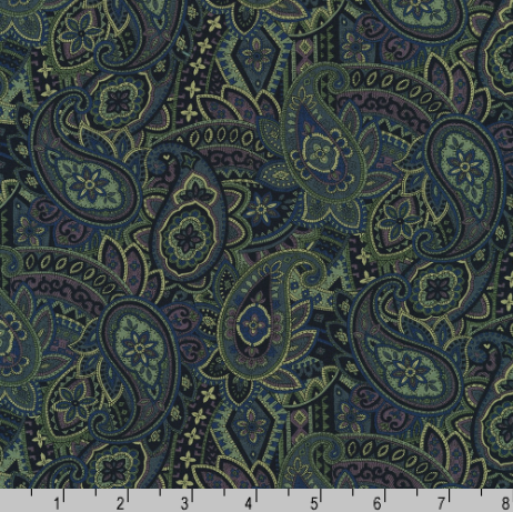 Sevenberry Vintage Petals and Paisleys - Paisley Multi